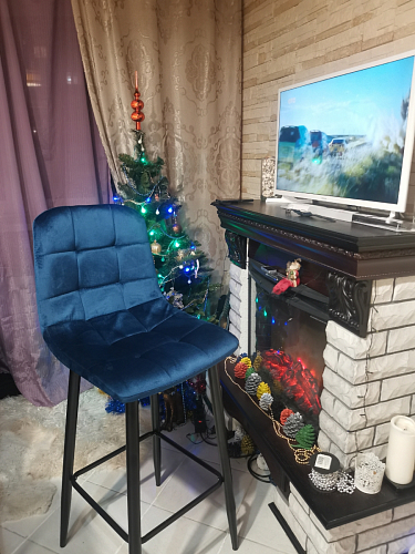 Барный стул Chio dark beige / black фото покупателя 11