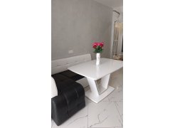 Кухонный диван Люксор угловой экокожа белый левый фото покупателя 1