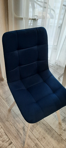 Стул на металлокаркасе Чилли зеленый / черный фото покупателя 1073