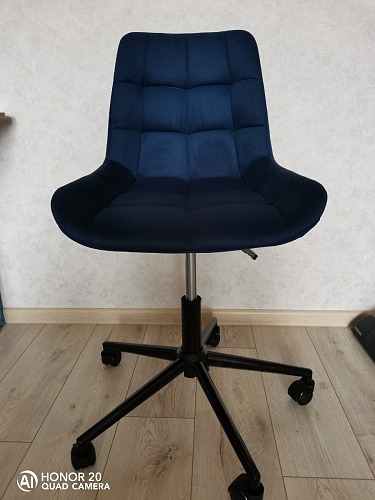 Компьютерное кресло Честер экокожа бежевая / белый фото покупателя 6