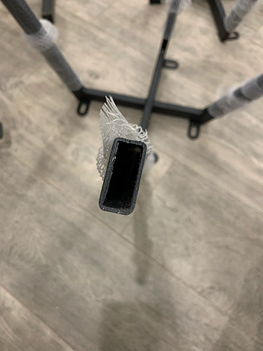 Стул на металлокаркасе Чилли синяя ткань / белый фото покупателя 1001