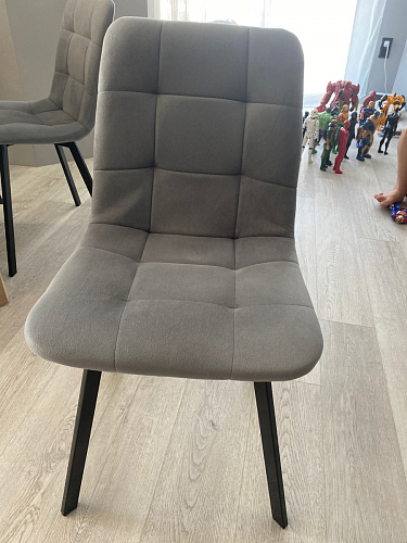 Стул на металлокаркасе Чилли К кирпичный / черный фото покупателя 346