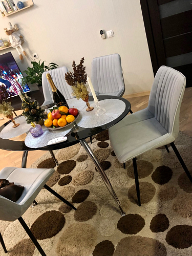 Комплект стульев Седа К 4 шт латте / черный фото покупателя 224