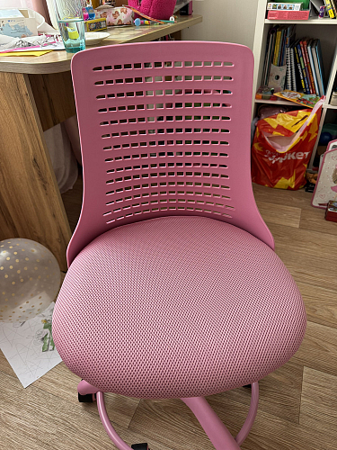 Компьютерное кресло Kiddy/Кидди бирюзовое ткань (сетка) фото покупателя 11