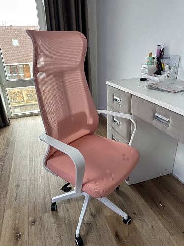 Компьютерное кресло Tilda pink / white фото покупателя 4