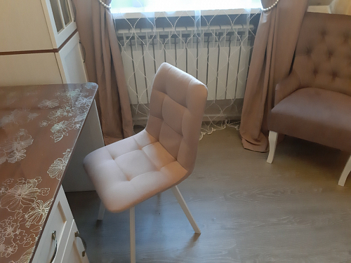 Комплект стульев Чилли 2 шт бежевый / черный фото покупателя 1445