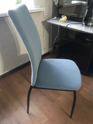 Стул на металлокаркасе Tod light purple / light blue / black фото покупателя 31