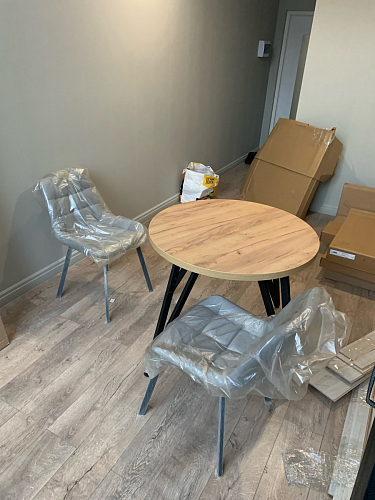 Стул на металлокаркасе Челси бирюзовый / черный фото покупателя 102