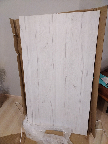 Стол Лота Лофт 140 25 мм черный матовый / бетон фото покупателя 528