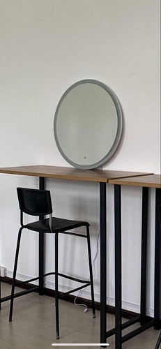 Барная стойка Дилан Лофт 120х40х98 дуб делано темный фото покупателя 28