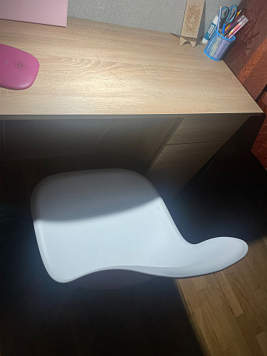 Стул Сindy Eames/Синди Имс мод. 001 yellow / natural фото покупателя 2