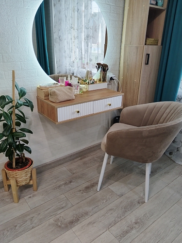 Кресло Корсо крутящееся фиолетовое Velutto 25 / черное фото покупателя 13