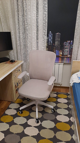 Компьютерное кресло Konfi gray / blue / white фото покупателя 132