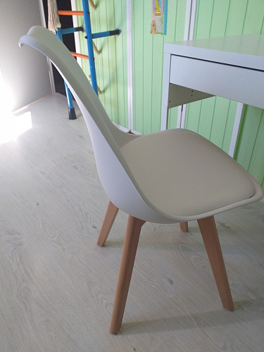 Деревянный стул Bonuss dark gray / black фото покупателя 119