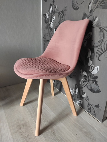 Стул Bonuss blue / wooden legs фото покупателя 71