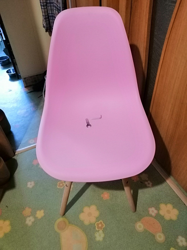 Пластиковый стул Eames PC-015 желтый фото покупателя 438
