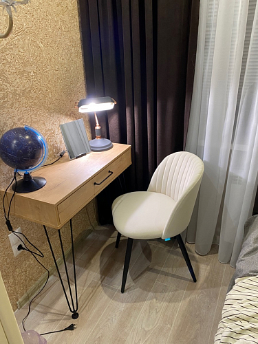 Стул на металлокаркасе Gabi gray / black фото покупателя 218