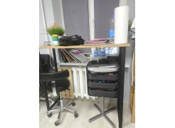 Барная стойка Дилан Лофт 120х40х90 бетон светлый фото покупателя 172