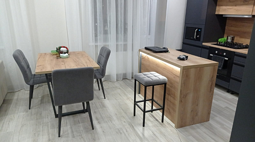 Барный стул Лофт линкольн белый / белый матовый фото покупателя 118