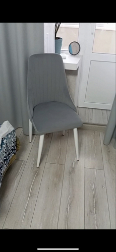 Стул на металлокаркасе Kora gray / black фото покупателя 307