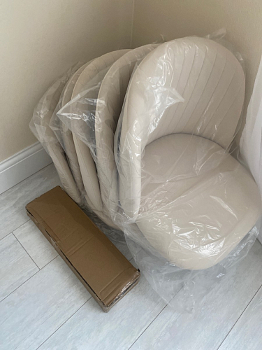 Стул на металлокаркасе Gabi gray / black фото покупателя 506