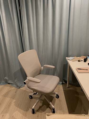 Компьютерное кресло Konfi light gray / blue / white фото покупателя 270