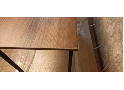 Письменный стол Челси Лофт дуб делано светлый / белый матовый фото покупателя 41