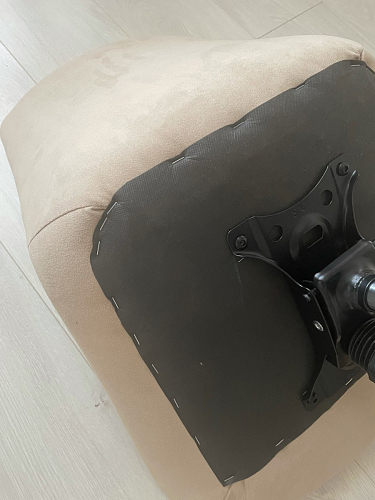 Компьютерное кресло Честер экокожа бежевая / белый фото покупателя 69