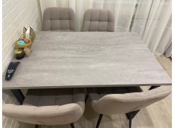 Стол Лота Лофт 120 25 мм сабия / черный матовый фото покупателя 945