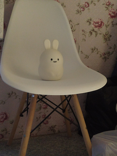 Пластиковый стул Eames PC-015 серо-голубой / дерево фото покупателя 377