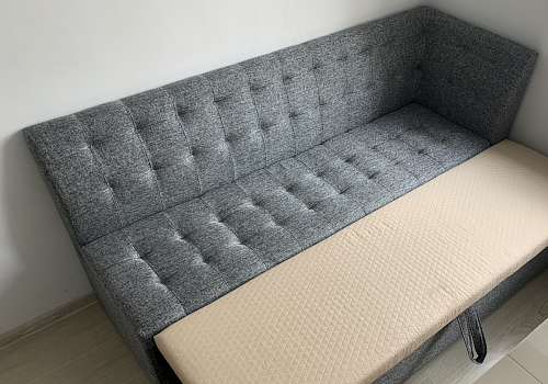 Кухонный диван Бриз левый рогожка berat ментоловая фото покупателя 7