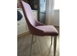 Стул на металлокаркасе Kora green / black фото покупателя 6