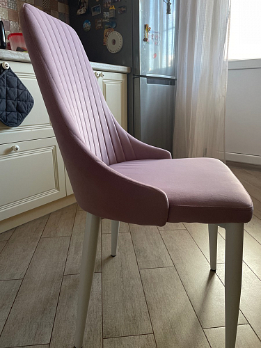 Стул на металлокаркасе Kora green / black фото покупателя 6