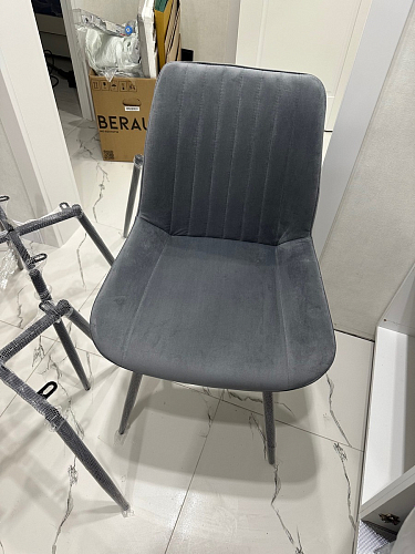 Комплект стульев Вейв 4 шт светло-серый / черный фото покупателя 136