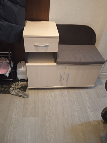 Обувница Аврора дуб млечный / венге фото покупателя 130