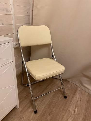 Стул Chair раскладной бежевый фото покупателя 12