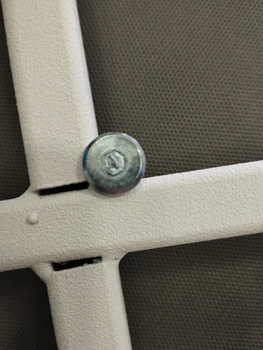 Стул на металлокаркасе Чилли синяя ткань / белый фото покупателя 987