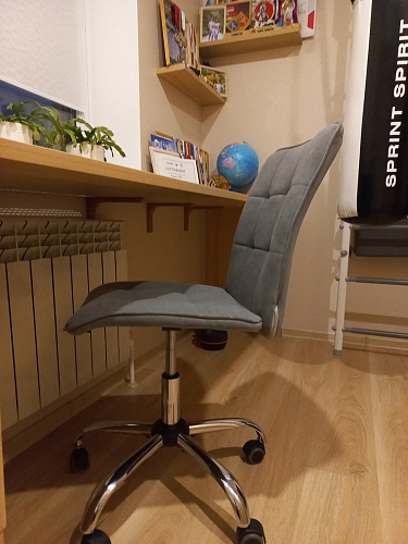 Компьютерное кресло One флок серый 29 фото покупателя 96