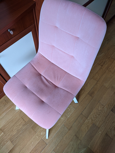 Стул на металлокаркасе Bruk light purple / white фото покупателя 16