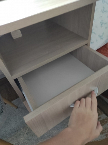 Стол письменный Бриз МДФ волна лайм / ясень светлый фото покупателя 157