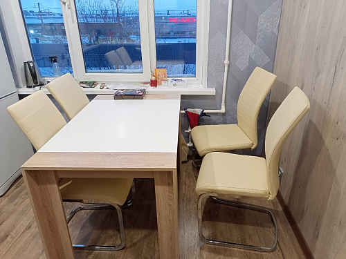 Стул Basit light grey fabric фото покупателя 40