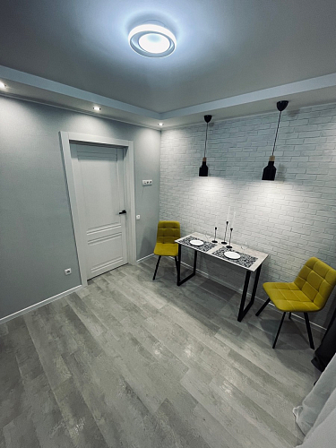 Стул на металлокаркасе Чилли К темно-серый (velutto 32) / черный фото покупателя 314