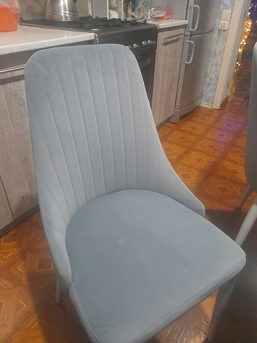 Стул на металлокаркасе Kora light purple / black фото покупателя 434