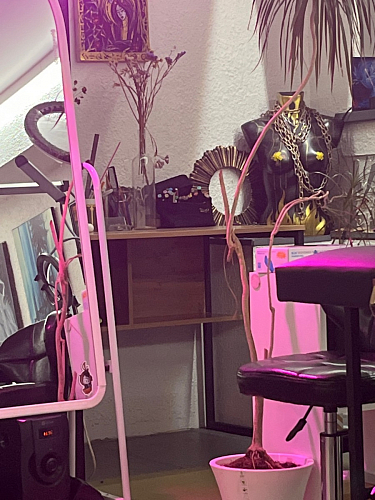 Письменный стол Клер Лофт дуб делано темный / черный матовый фото покупателя 6