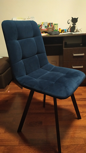 Стул на металлокаркасе Чилли зеленый / белый каркас фото покупателя 57