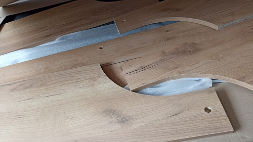 Двуспальная кровать Клауд 160х200 парящая дуб крафт золотой / антрацит фото покупателя 8