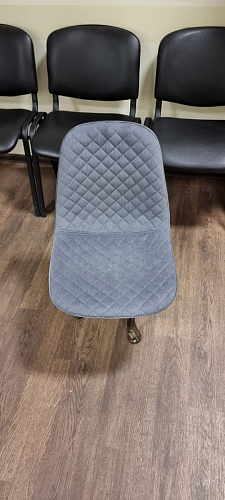 Стул на металлокаркасе Capri голубой фото покупателя 19