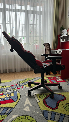 Компьютерное кресло Racer черное / оранжевое фото покупателя 80