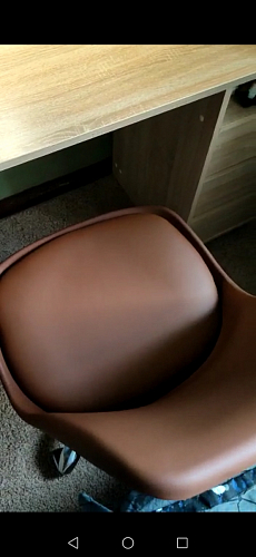 Компьютерное кресло Kolin с подушкой clear / white фото покупателя 328