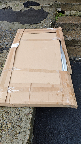 Письменный стол СПм-25 правый белый  - Уцененный экземпляр фото покупателя 65